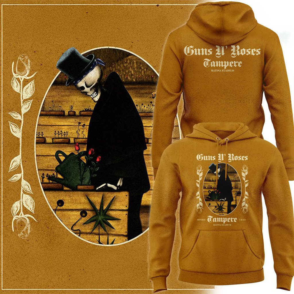 Guns N Roses Tonight We Play Tampere Hoodie Guns N Roses Merch Gifts For Fans-1