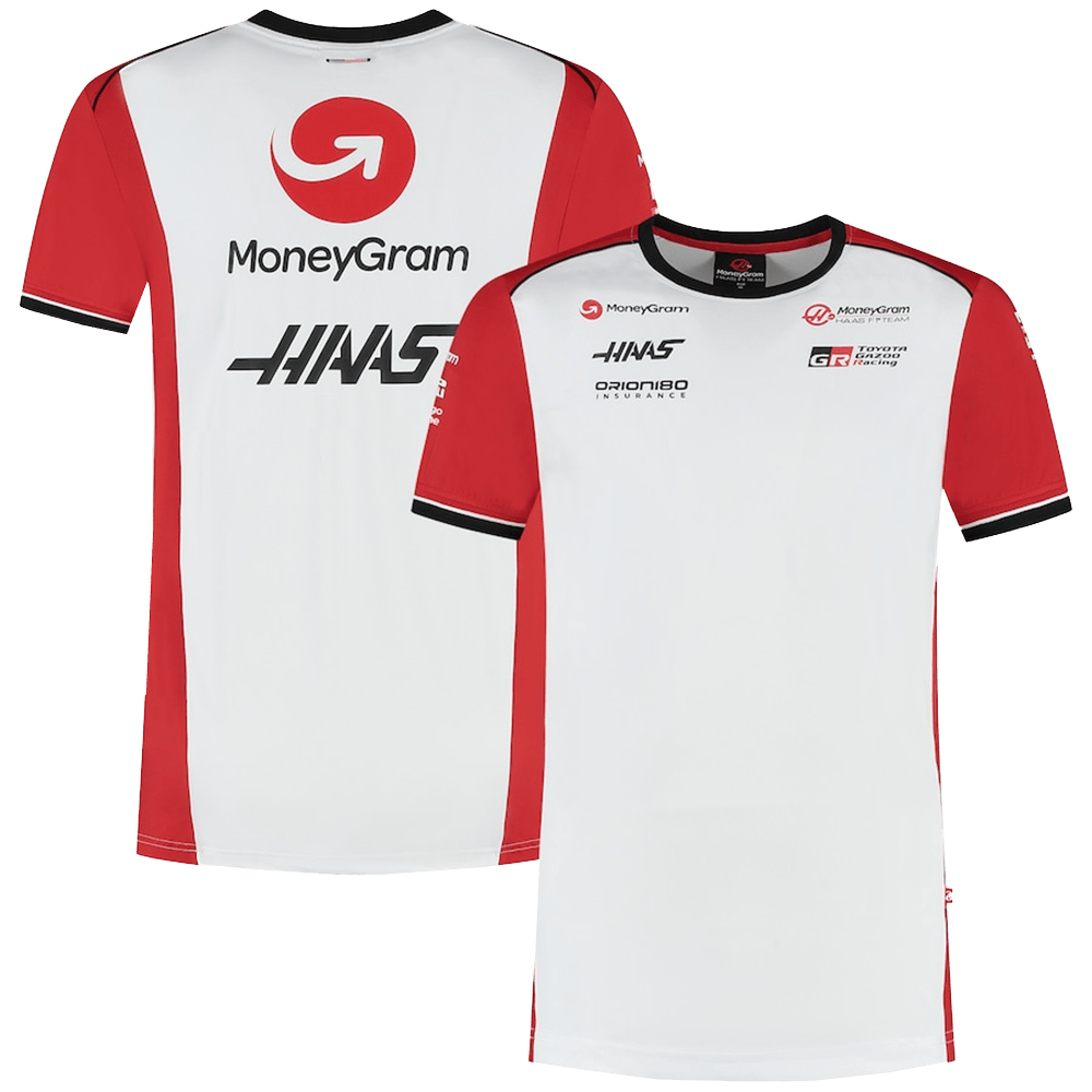Haas F1 Merch Haas F1 Team T-Shirt Dad Gifts For Father's Day 2025-1