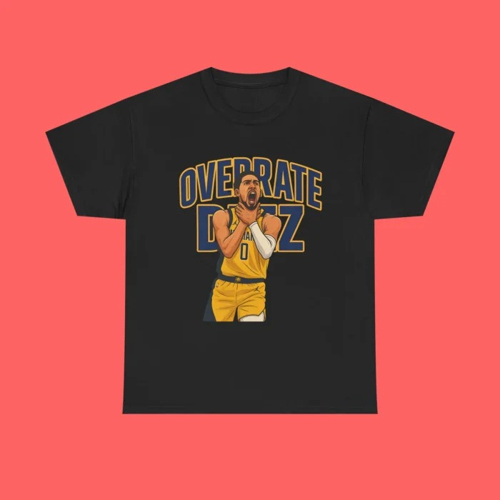 Haliburton Choke Overrate Deez Tee Best Gifts For Basketball Fans-1