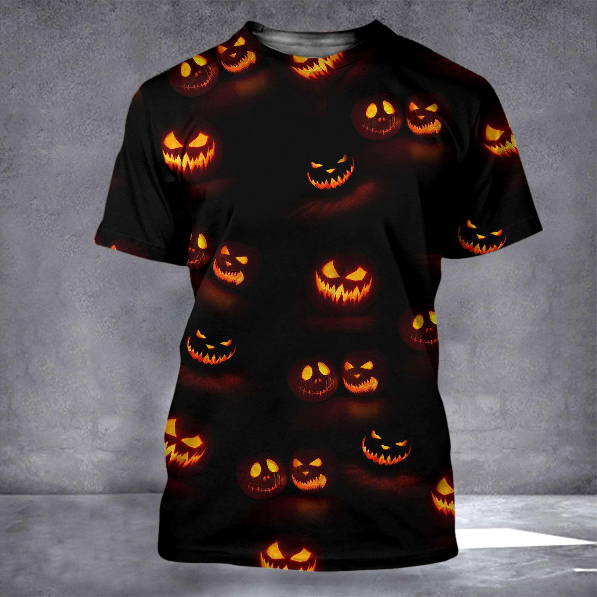 Halloween Pumpkin Shirt Horror Graphic Tees Halloween Gift Ideas For Adults-1