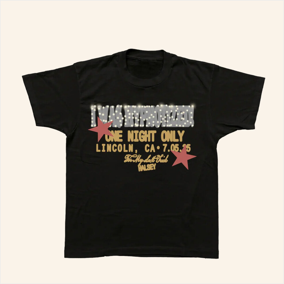 Halsey Merch Tour 2025 Lincoln One Night T-Shirt Birthday Gifts For Wife Gifts For Best Friend-1