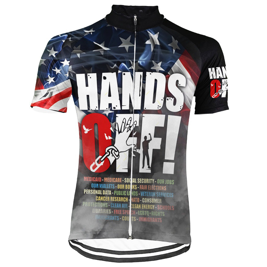 Hands Off Short Sleeve Cycling Jersey Gifts For Bicycle Riders-1