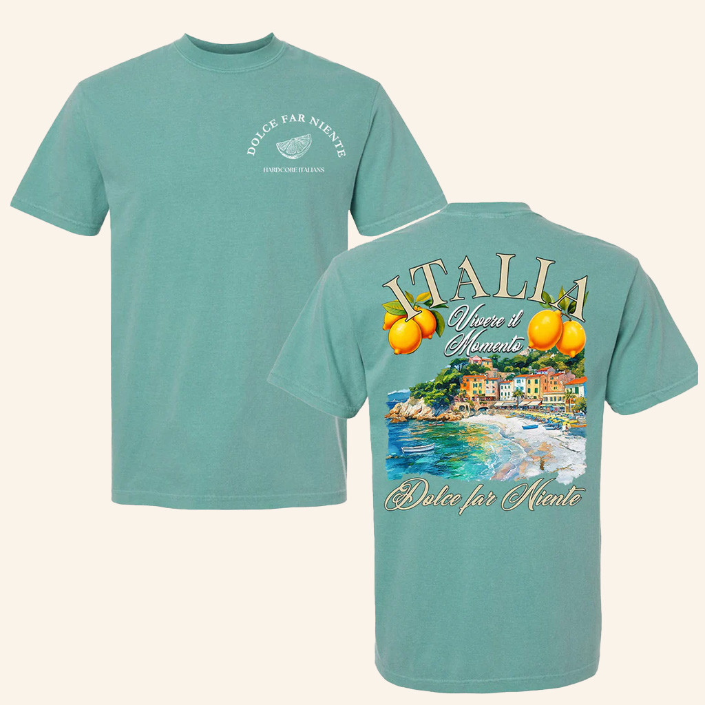 Hardcoreitalians Merch Italia Dolce Far Niente T-Shirt Unique Gift For Boyfriend-1