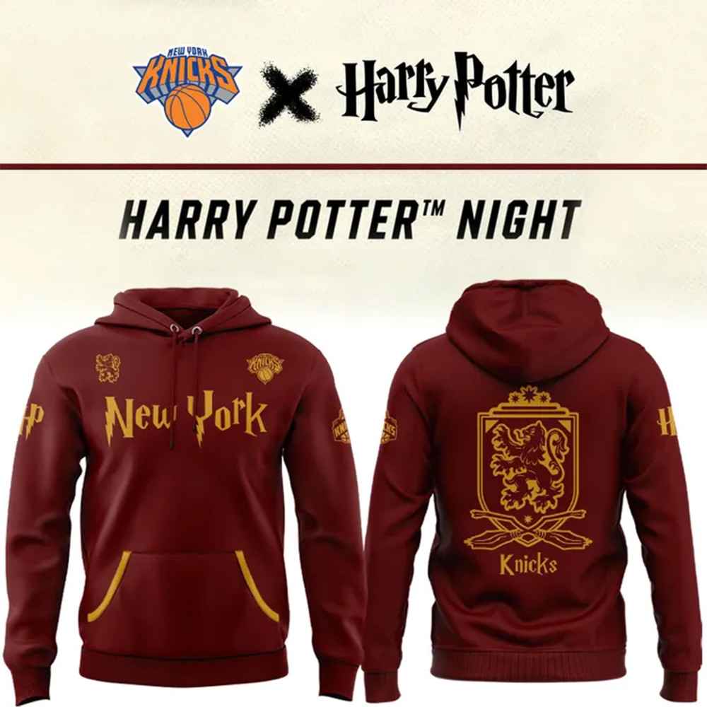 Harry Potter NYK Hoodie Best Gifts For Basketball Fans-1
