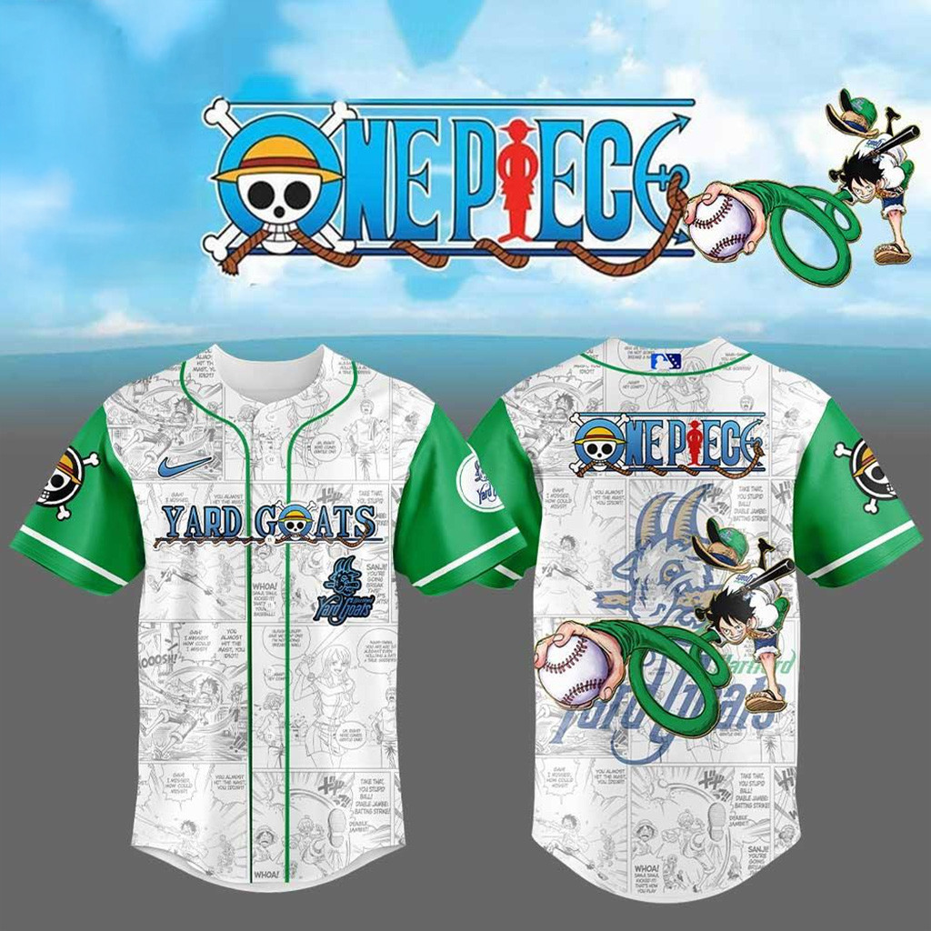Hartford Yard Goats One Piece Night Game Baseball Jersey Goats Merch Husband Gifts-1