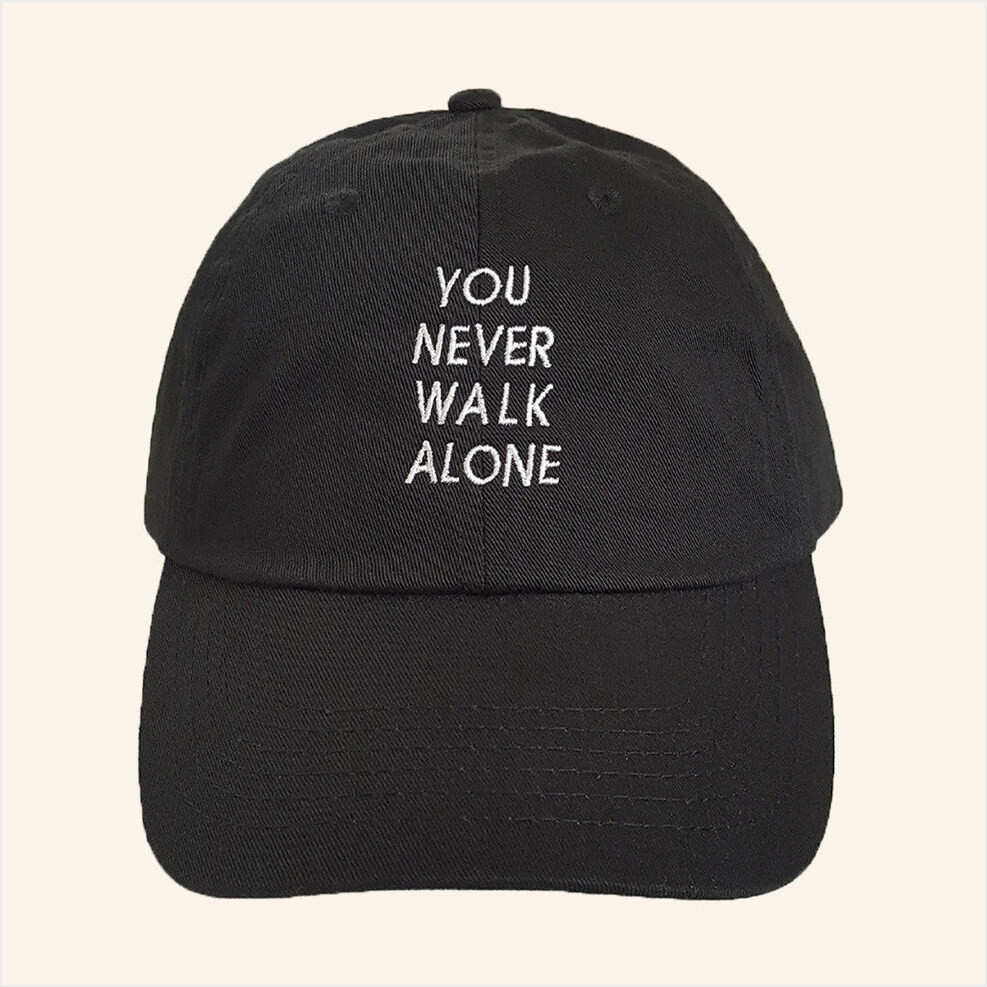 Hats4uusa Merch You Never Walk Alone Hat Embroidered Gifts For Dad Gifts For Best Friend-1