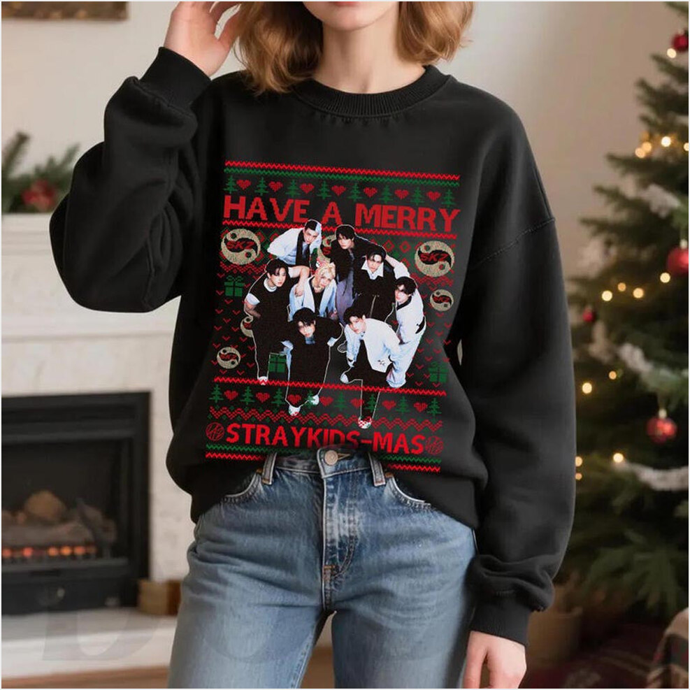Have A Merry Stray Kids Mas Sweatshirt All I Want For Christmas Is Stray Kids Sweatshirt-1