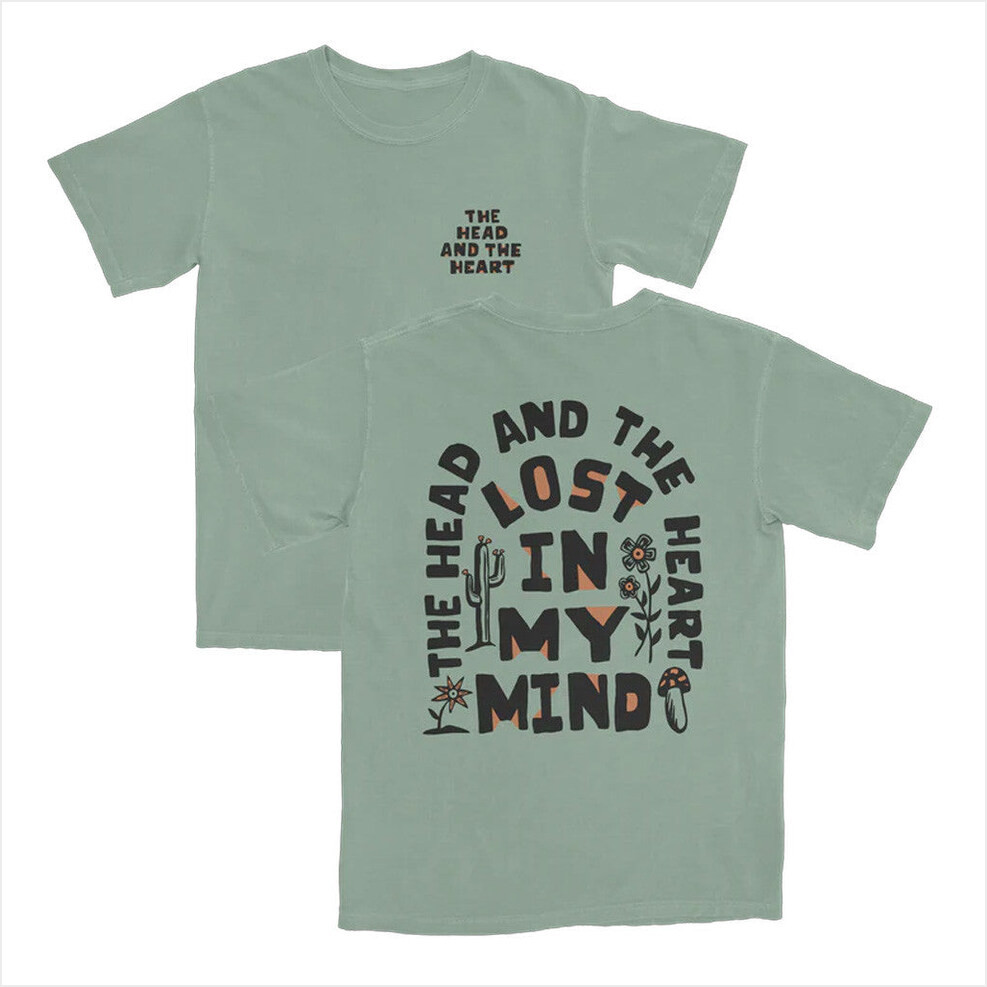 Head And The Heart Merch Lost In My Mind T-Shirt Cool Gifts For Music Lovers Gifts For Fans-1