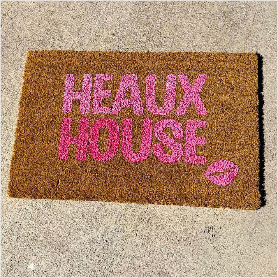 Heaux House Doormat Cute Design Indoor Welcome Mat Gifts For New Home Gifts For Best Friend-1
