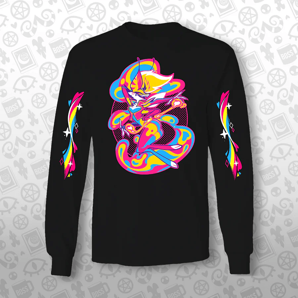 Helluva Boss Pride Merch 2025 Beelzebub Pride Long Sleeve Shirt Father's Day Gifts-1