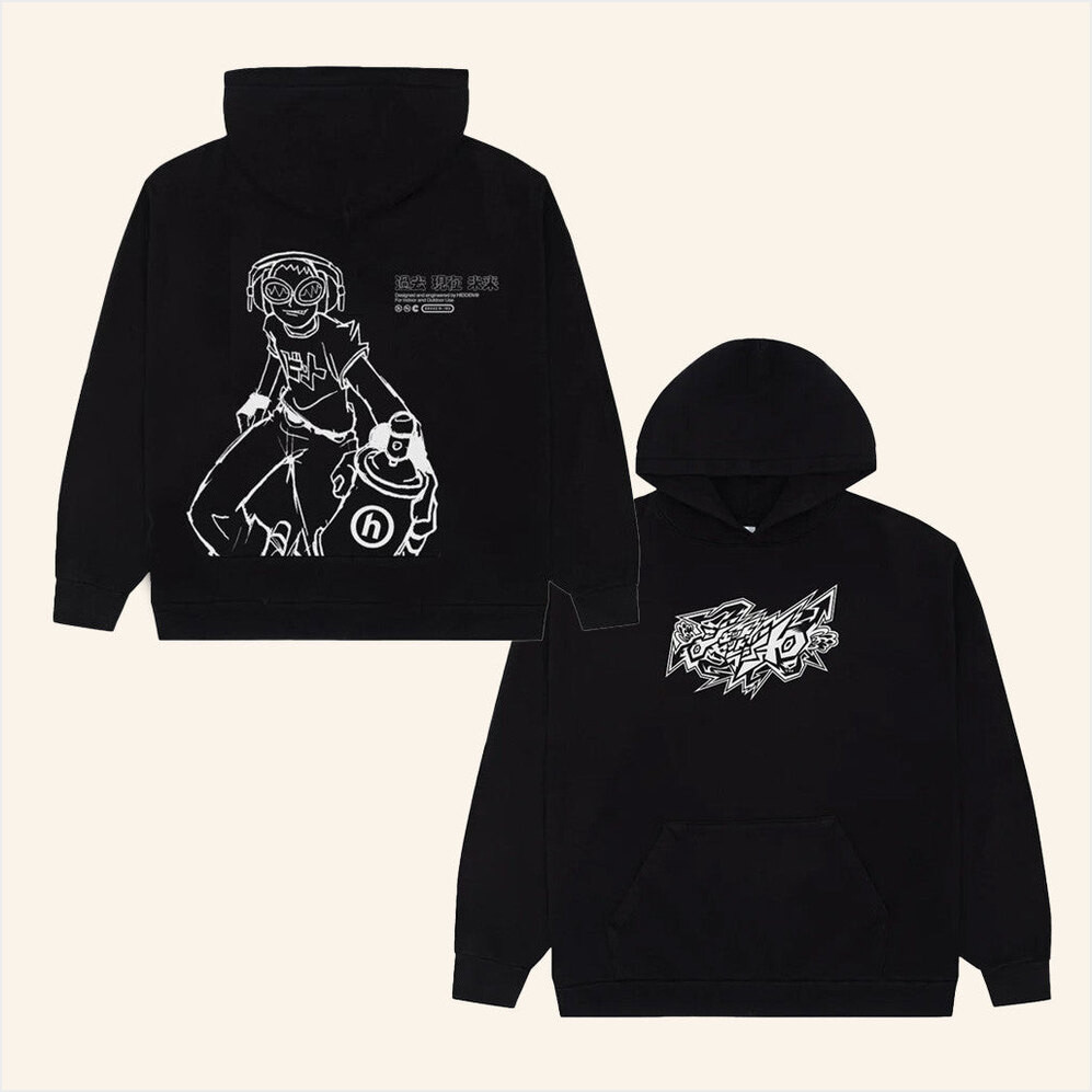 Hidden PPF Merch Beat Outline Hoodie Gifts For Friends Birthday Gifts For Brother-1