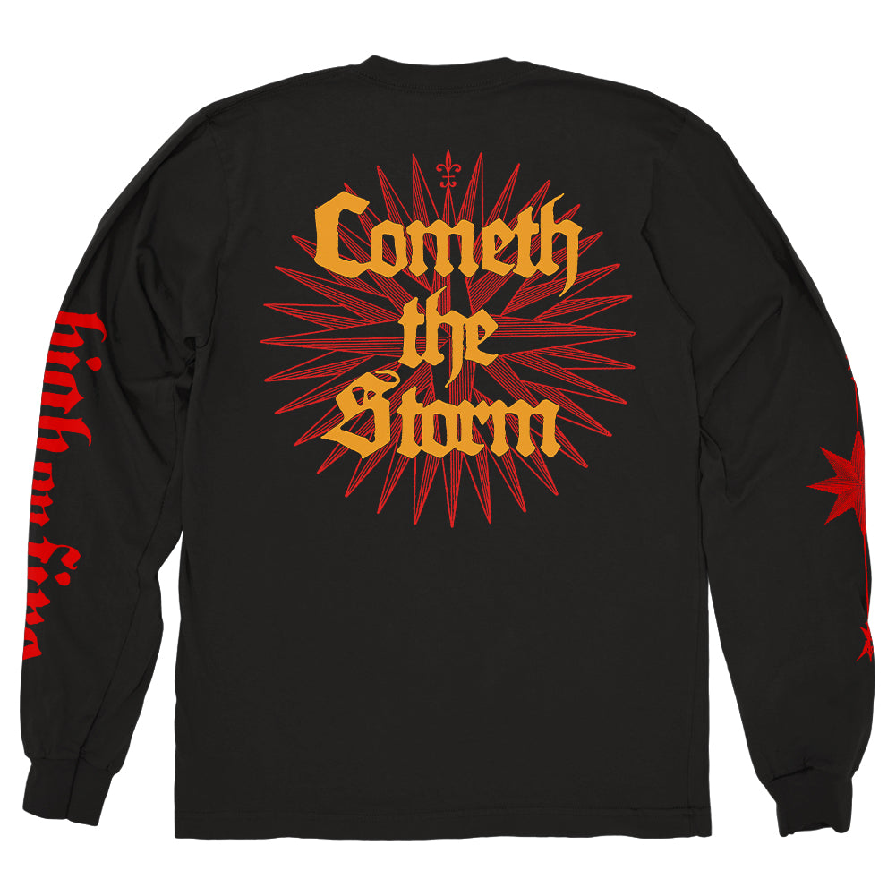 High On Fire Merch Cometh The Storm Long Sleeve Shirt High On Fire Shirt Dad Gifts For Father's Day 2025-1
