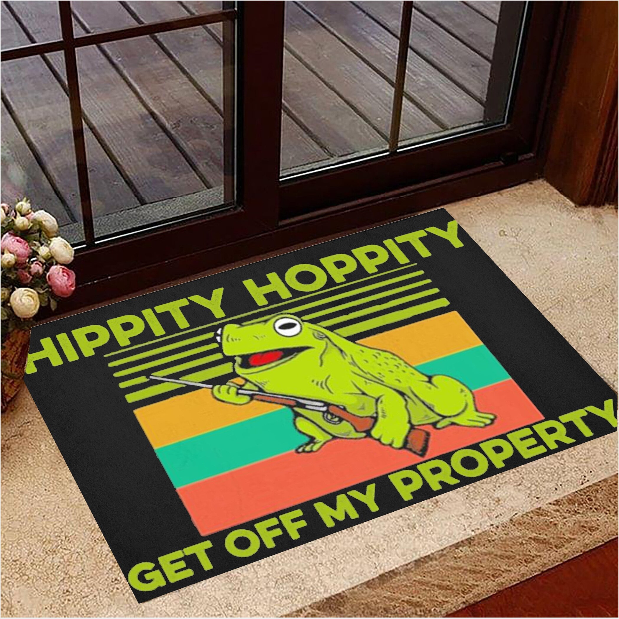 Hippity Hoppity Doormat Hippity Hoppity Get Off My Property Doormat Hilarious Gifts For Friends-1