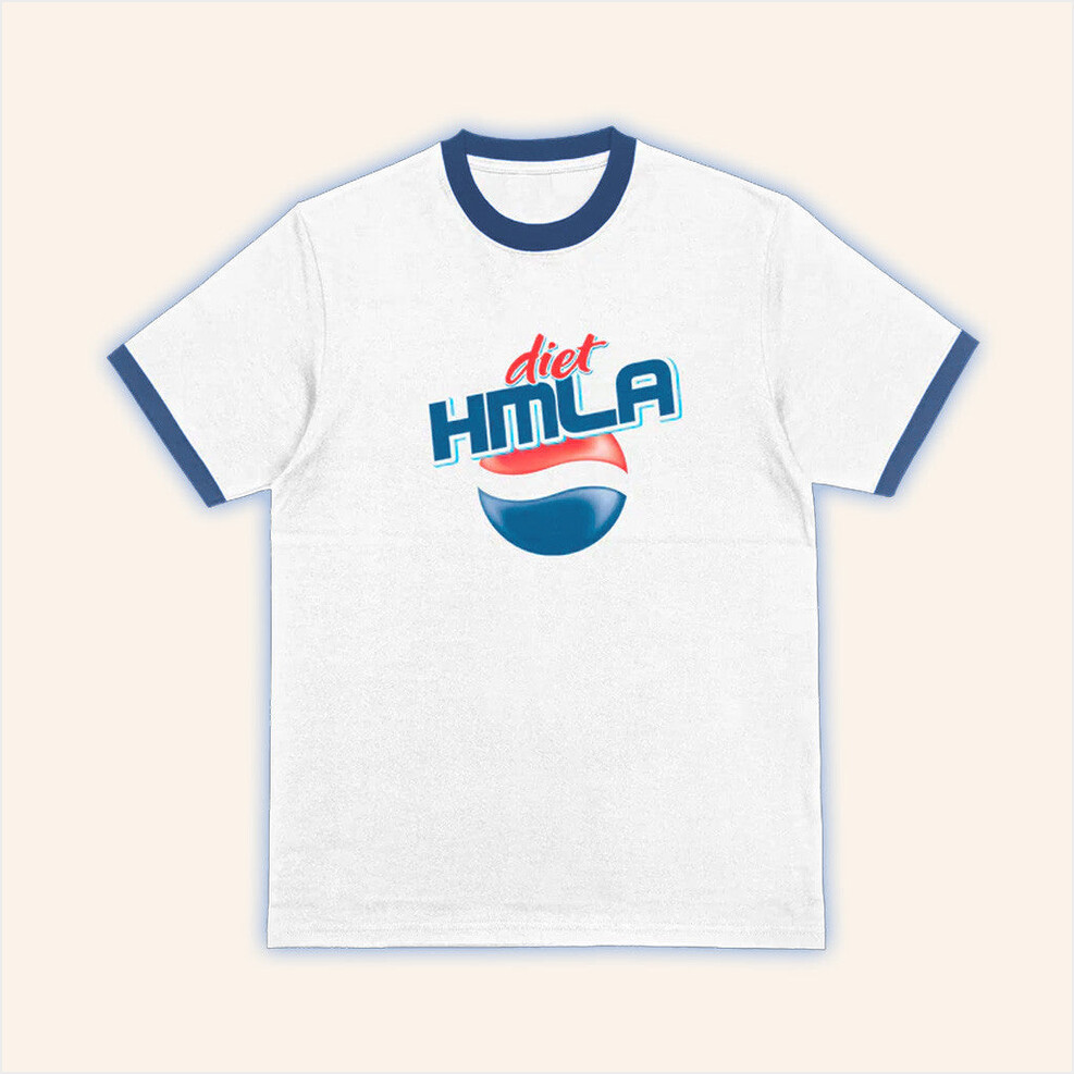 Hoesmad Merch Diet Hmla Poly Ringer T-Shirt Gifts For Besties Birthday Gifts For Brother-1