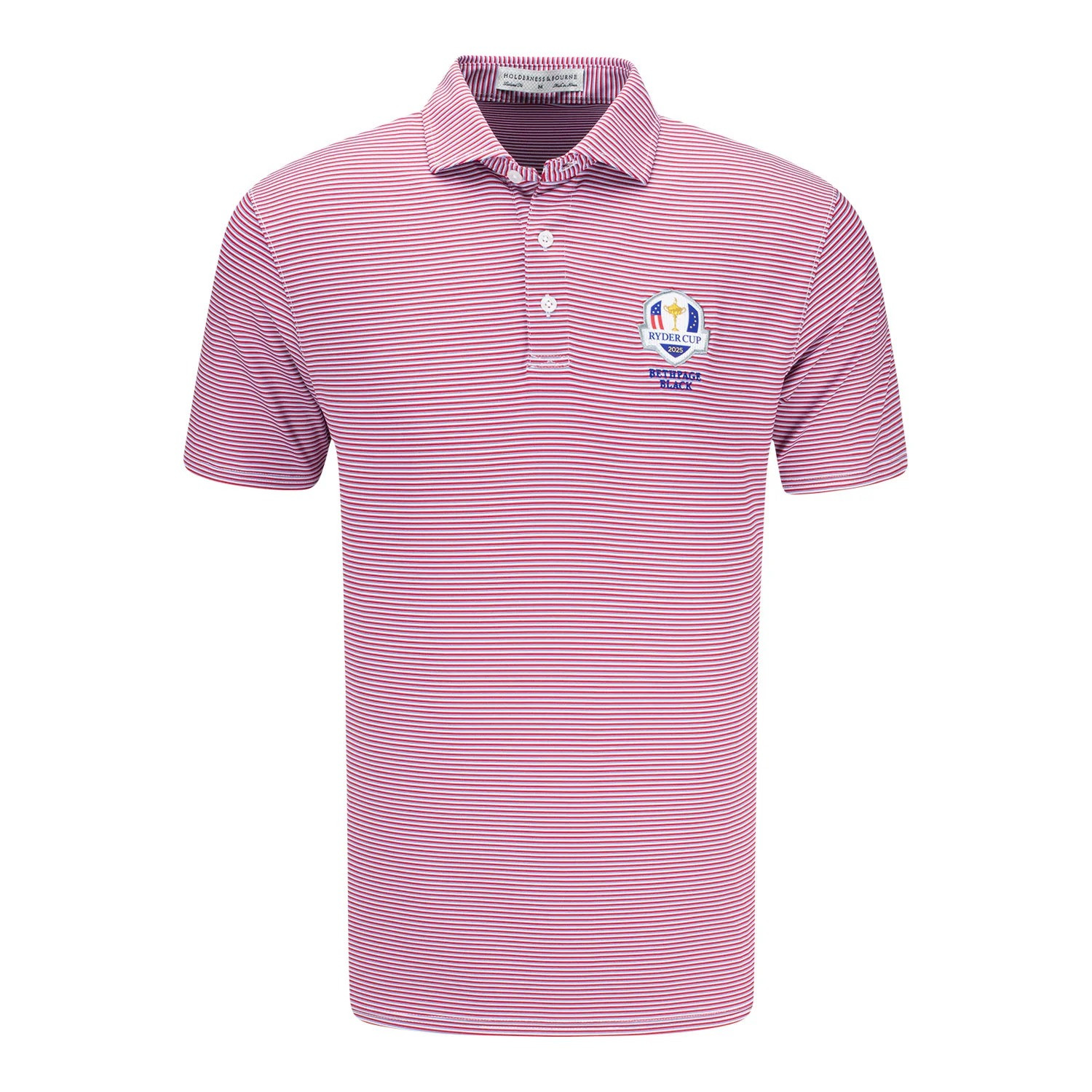 Holderness And Bourne 2025 Ryder Cup Polo Shirt Great Golf Gifts For Dad Father's Day Ideas-1