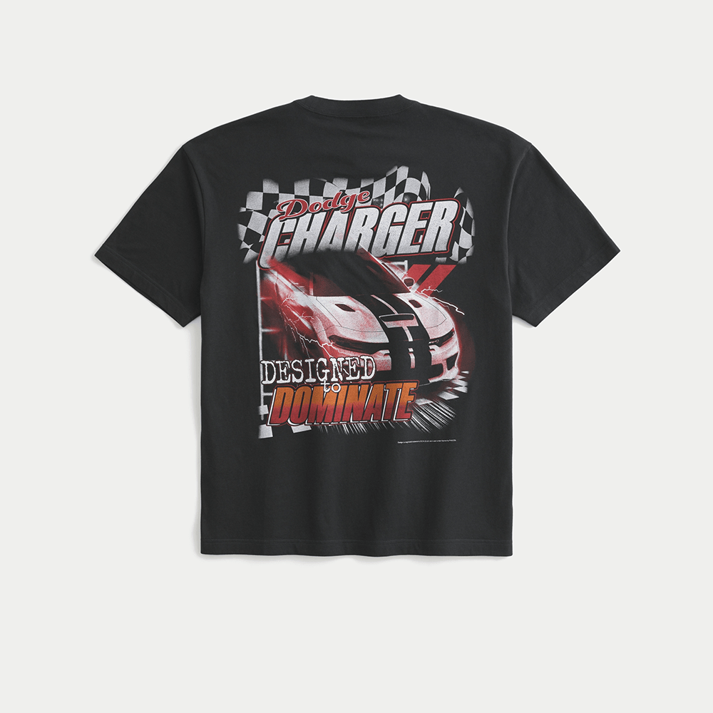 Hollister F1 Merch Dodge Charger Graphic T-Shirt Best Gifts For Dad-1