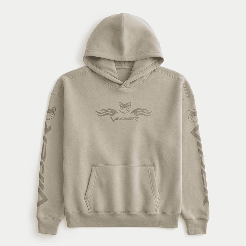 Hollister F1 Merch Dodge Viper Graphic Hoodie Unique Father's Day Gifts-1