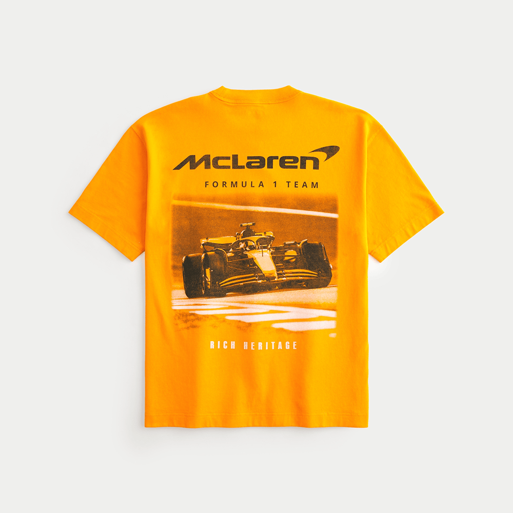 Hollister F1 Merch McLaren Graphic T-Shirt Father's Day Gifts For Racing Fans-1 Hollister F1 Merch McLaren Graphic T-Shirt Father's Day Gifts For Racing Fans-1