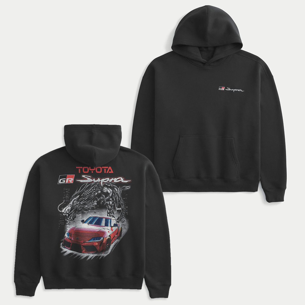 Hollister F1 Merch Toyota Supra Graphic Hoodie Great Father's Day Gifts-1