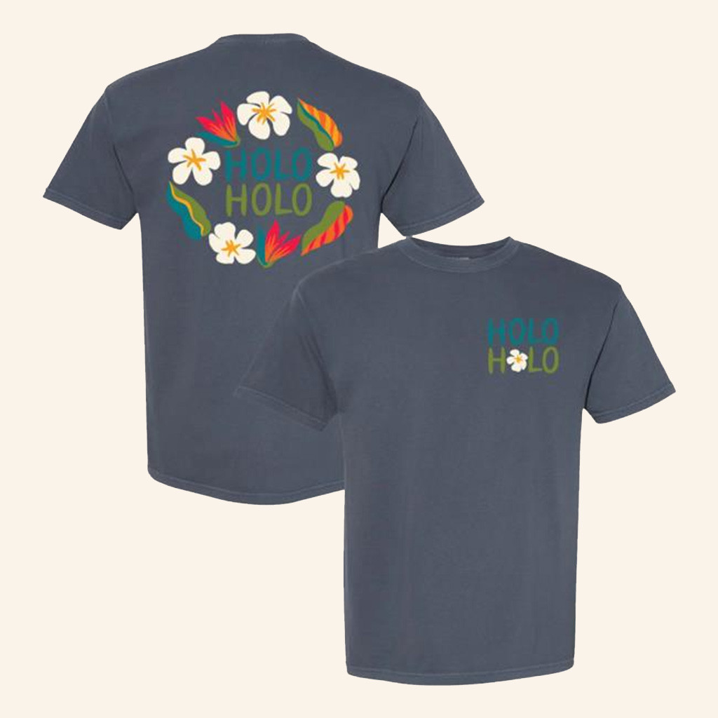 Holo Holo Festival Merch Holo Holo Plumeria T-Shirt Gifts For Dudes-1
