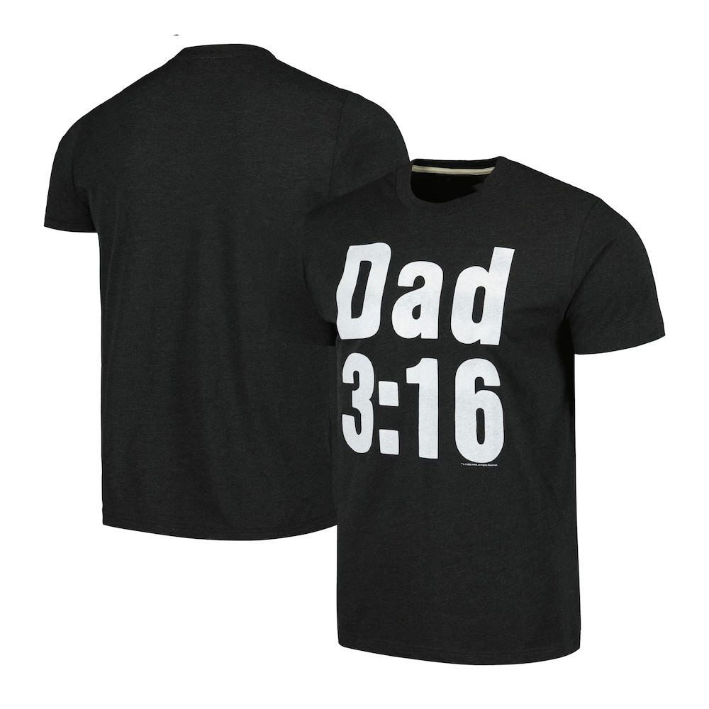 Homage Heather Charcoal Stone Cold Steve Austin Dad 3 16 T-Shirt Retirement Gift Ideas For Men-1