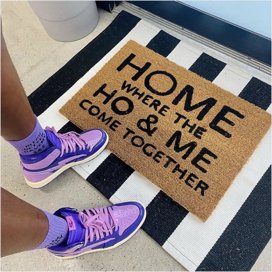 Home Where The Ho Me Come Together Doormat Welcome Home Mat Front Doo Gifts For Best Friend-1