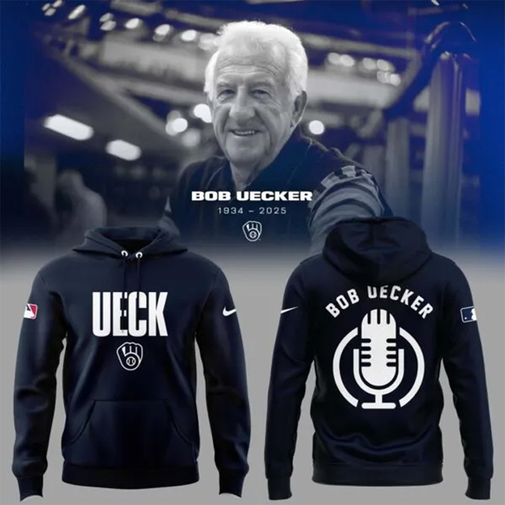 Honoring The Legend Brewers Icon And Baseball Hall Of Famer Bob Uecker Hoodie Gifts For Fans-1