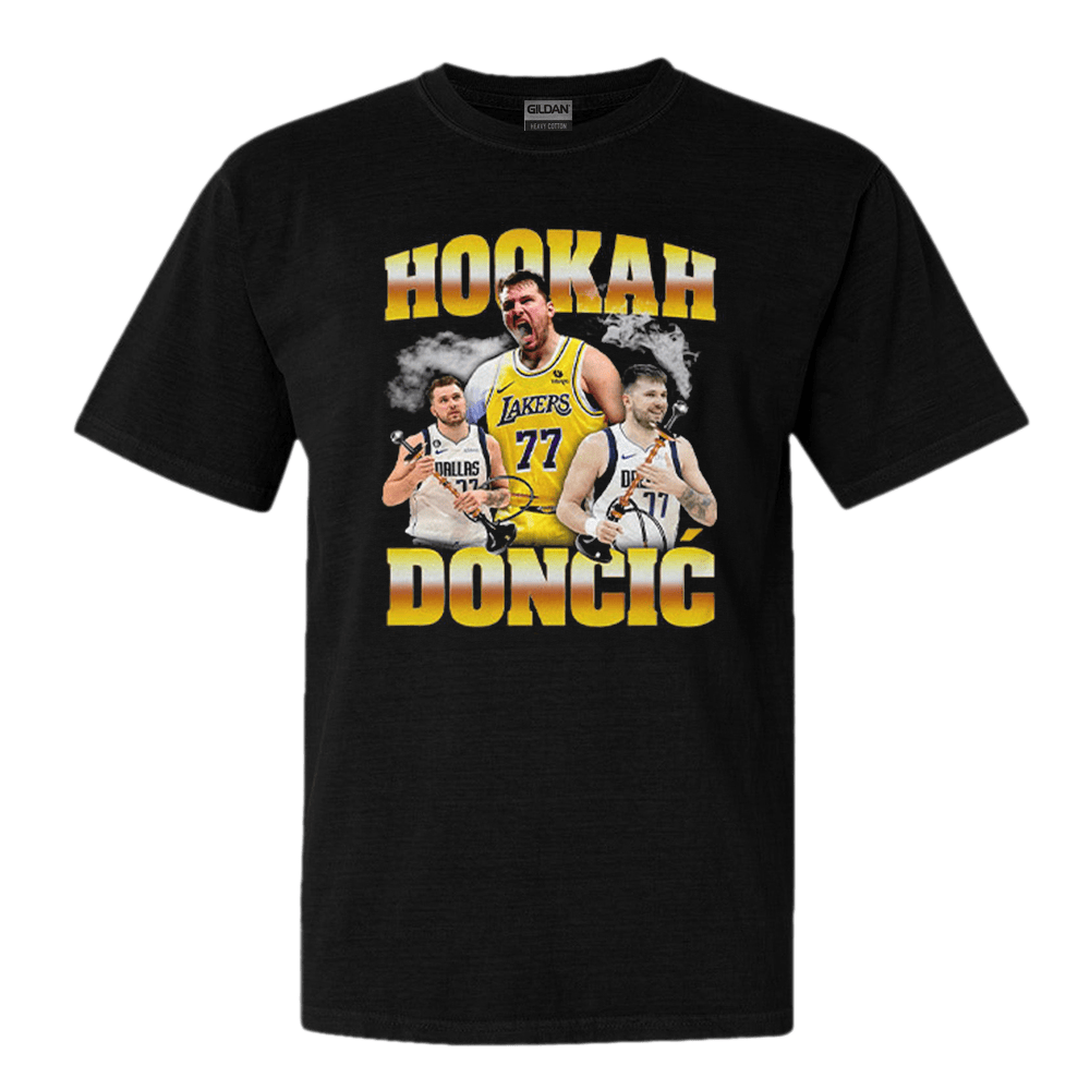 Hookah Doncic Luka Doncic T-Shirt Gifts For Basketball Fans-1