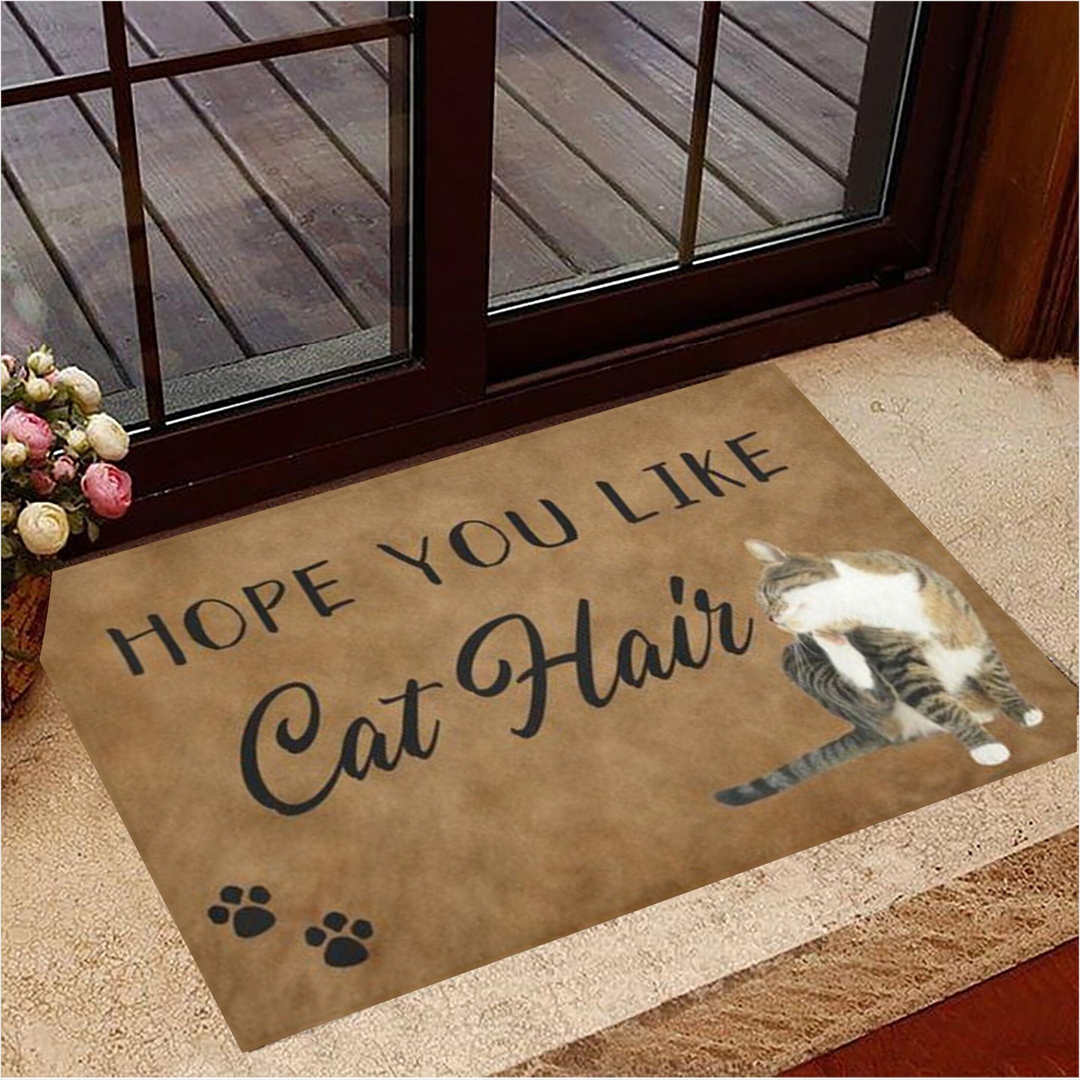 Hope You Like Cat Hair Doormat Hilarious Doormats Funny Cat Gifts Birthday Gifts For Besties-1