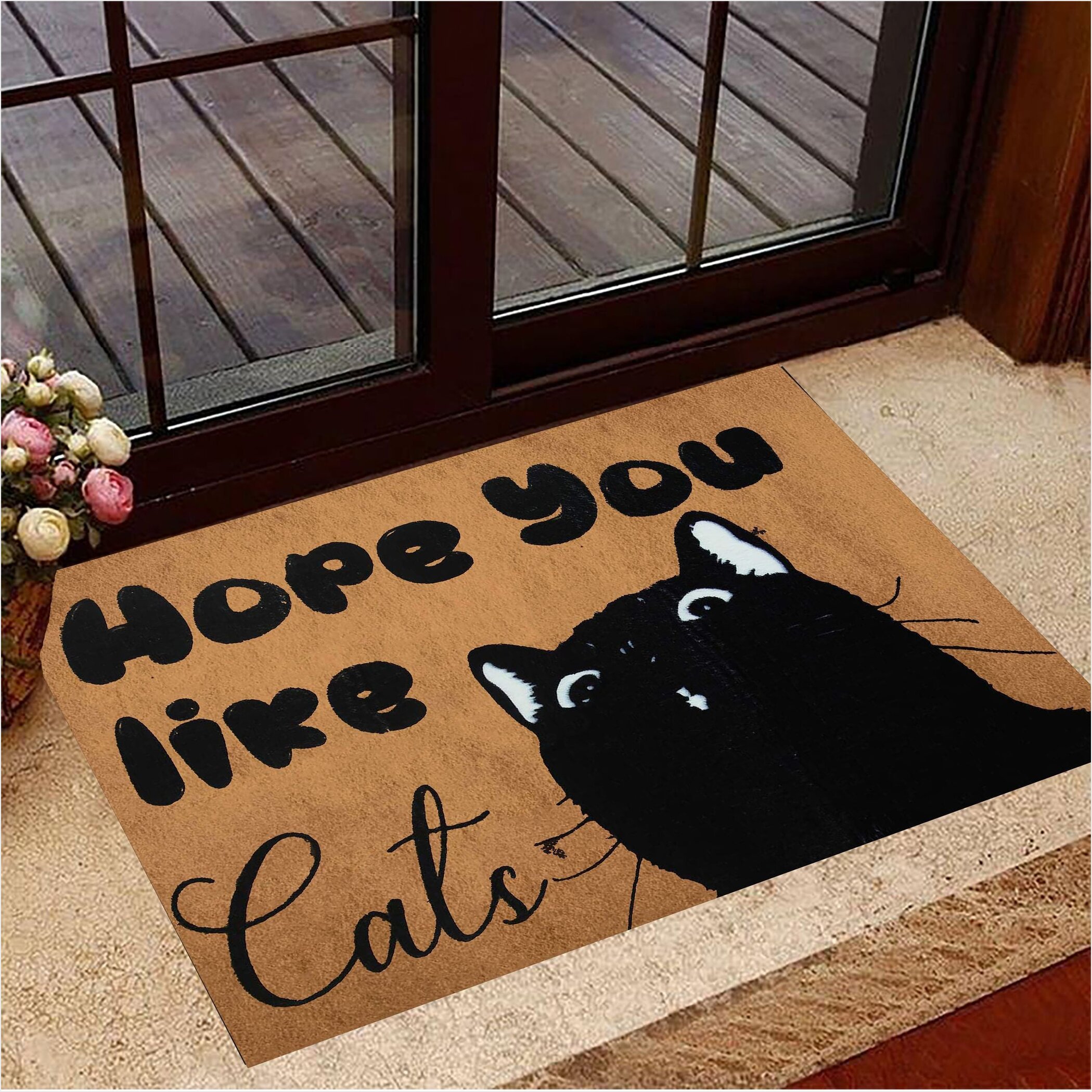 Hope You Like Cats Doormat Cute Welcome Mats Best Gifts For Cat Lovers Gifts For Friends-1