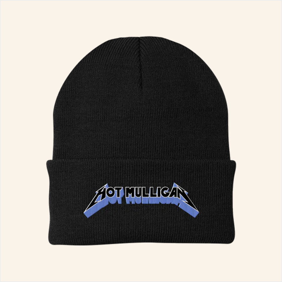 Hot Mulligan Merch Embroidered Logo Beanie Gifts For Him Birthday Gifts For Friends-1