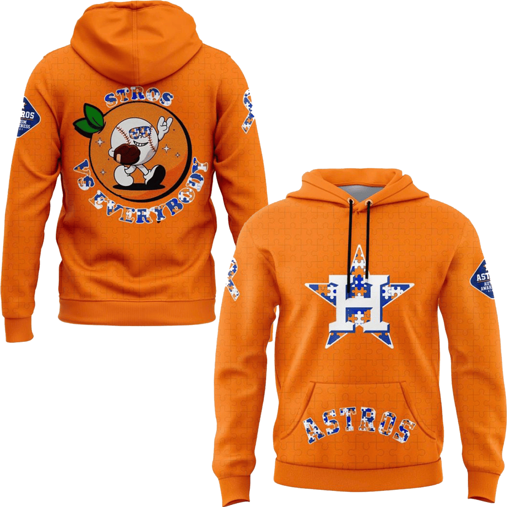 Houston Astros 2025 Autism Awareness Night Special Hoodie Houston Astros Merch Husband Gifts-1