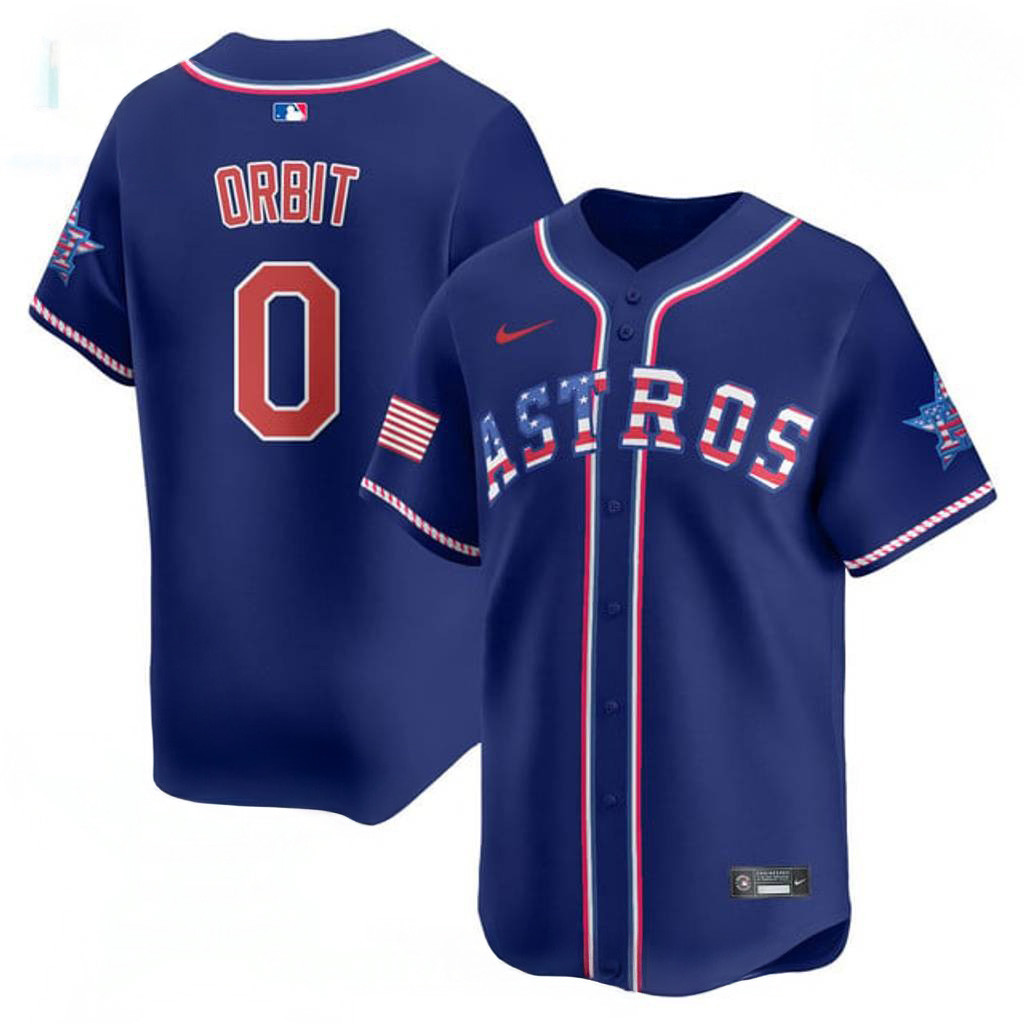 Houston Astros 2025 Fourth Of July Independence Day Special Baseball Jersey Astros Merch-1