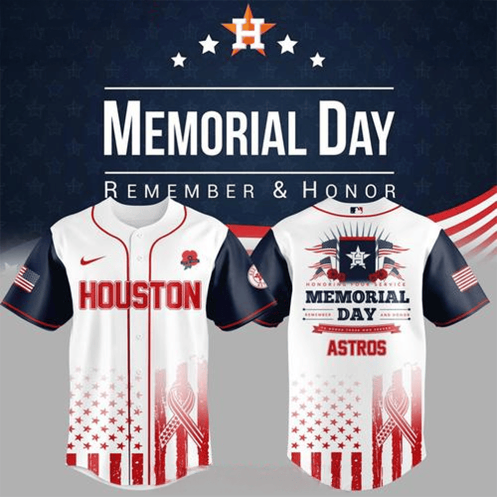 Houston Astros 2025 Memorial Day Special Baseball Jersey Houston Astros Merch Dad Gifts-1