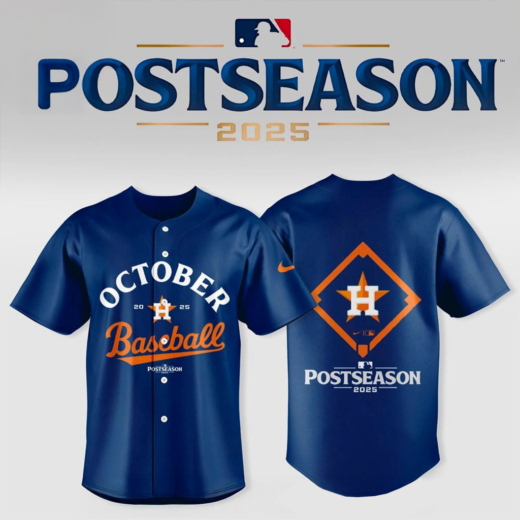 Houston Astros 2025 October Ready Postseason Jersey Houston Astros Merch Gift For Friend-1