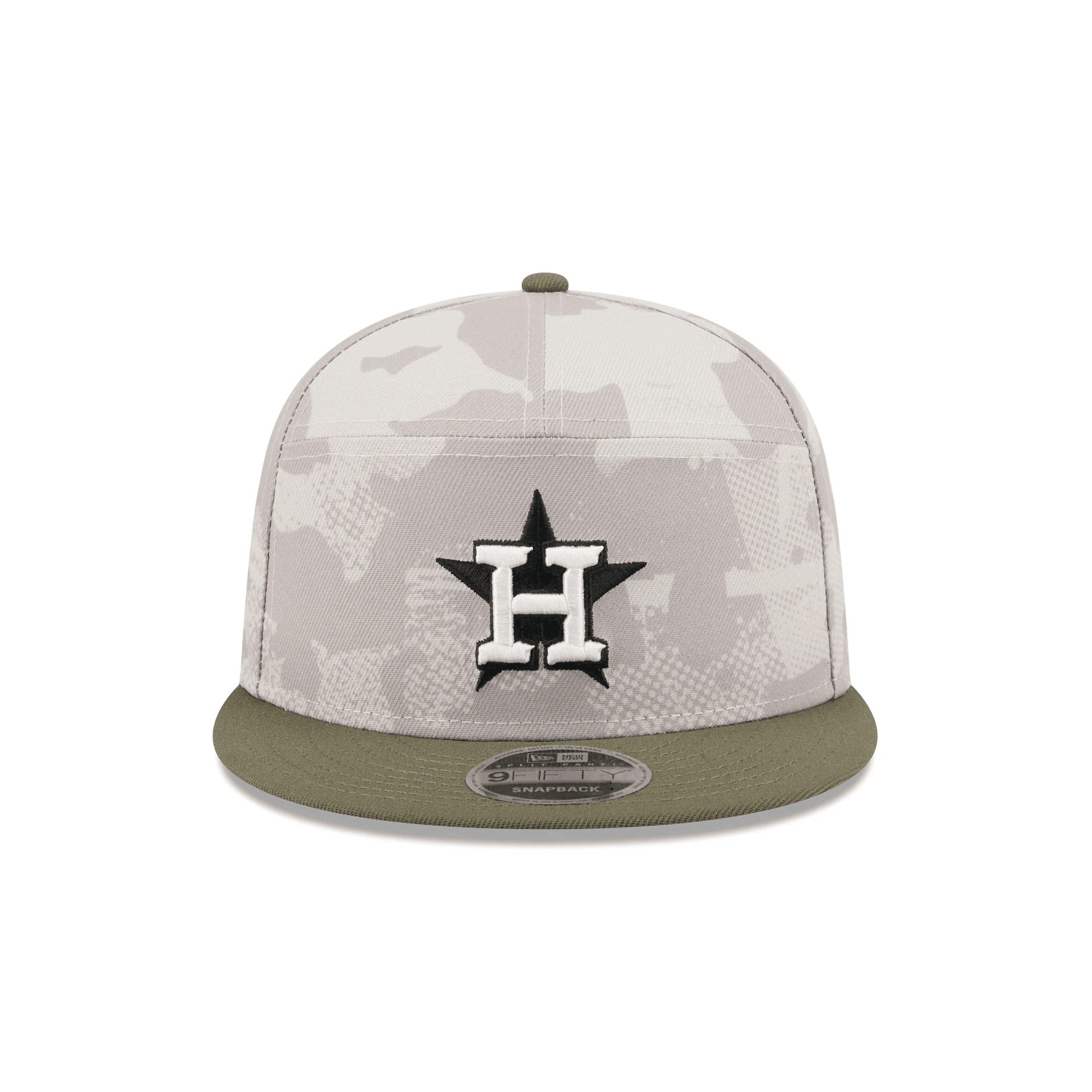 Houston Astros Camo Hat Snapback MLB Armed Forces Day 2025 Hat Merch First Fathers Day Gift-1