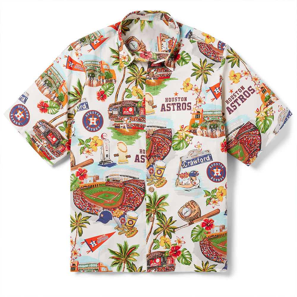Houston Astros Hawaiian Shirt Houston Astros Merch Great Father's Day Gifts-1