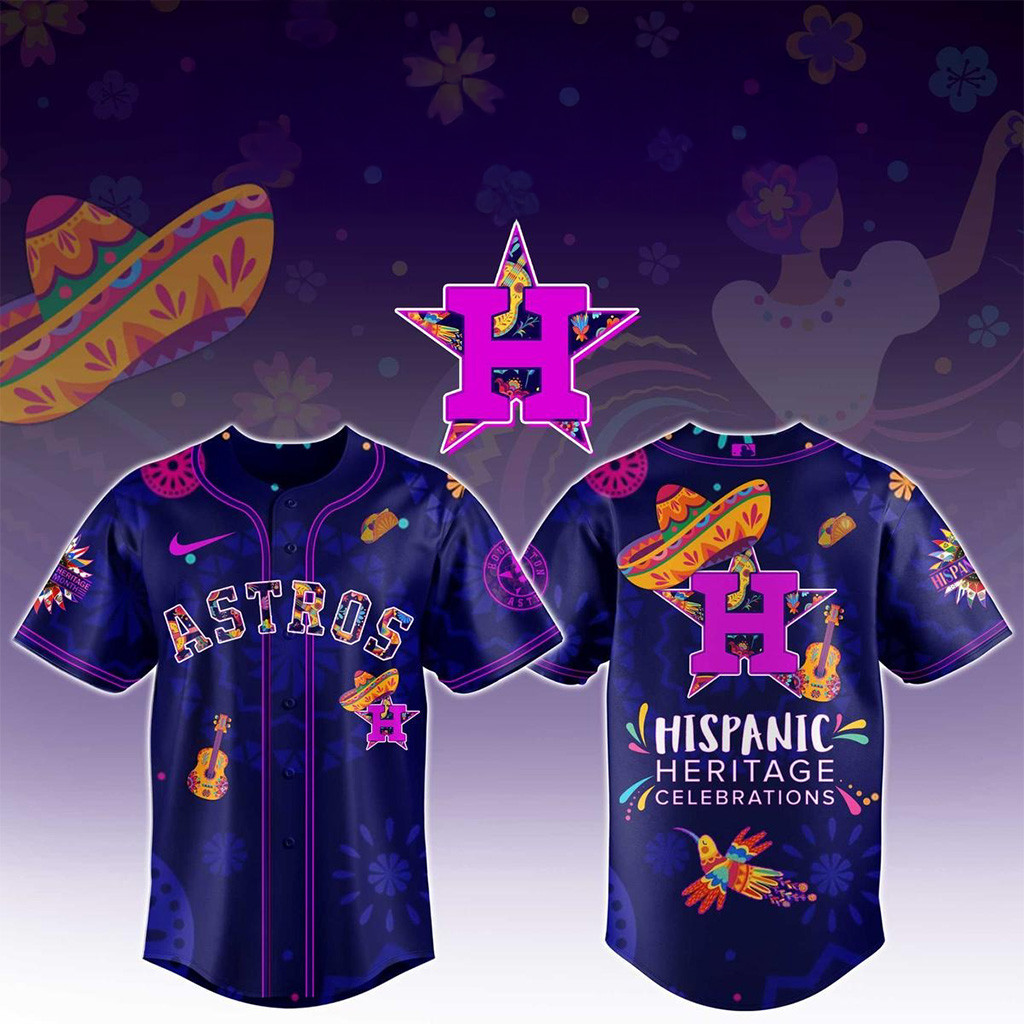 Houston Astros Hispanic Heritage Celebrations 2025 Baseball Jersey Houston Astros Merch-1