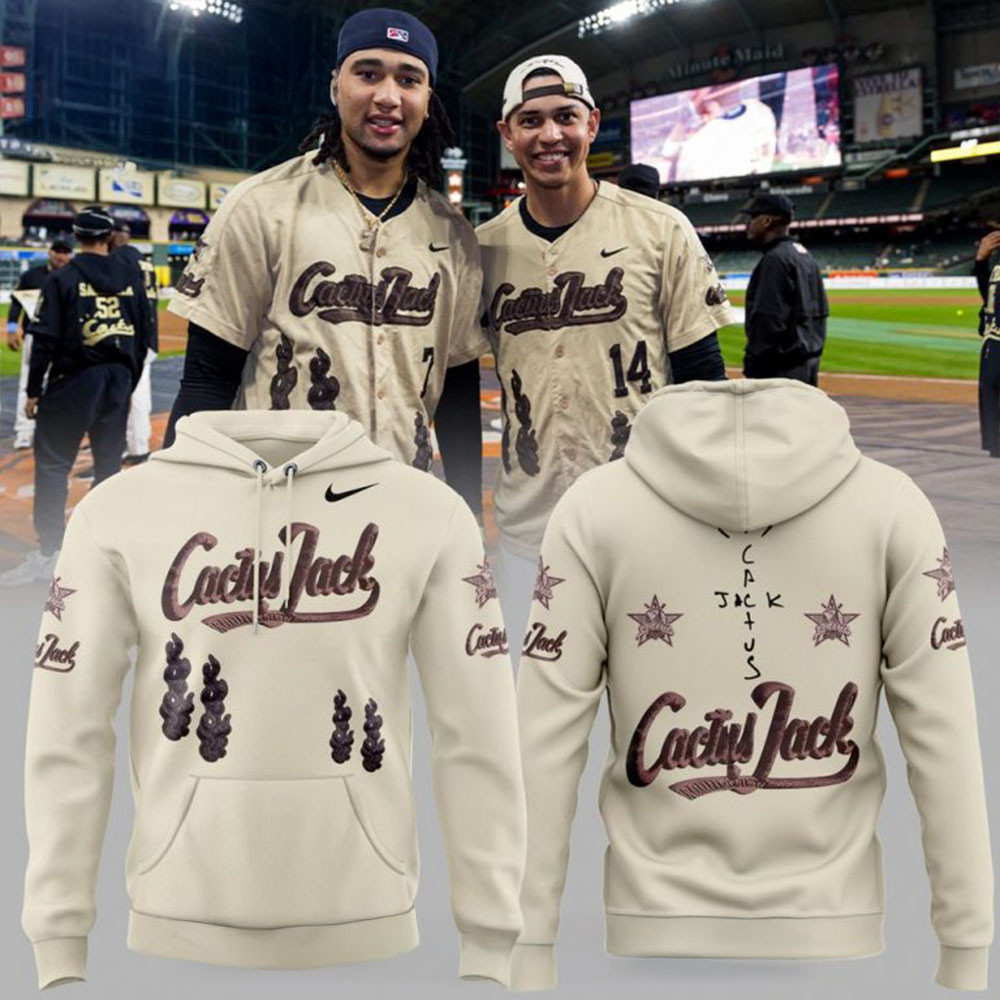 Houston Astros MLB 2025 Nike Cactus Jack HBCU Hoodie Awesome Father's Day Gifts-1