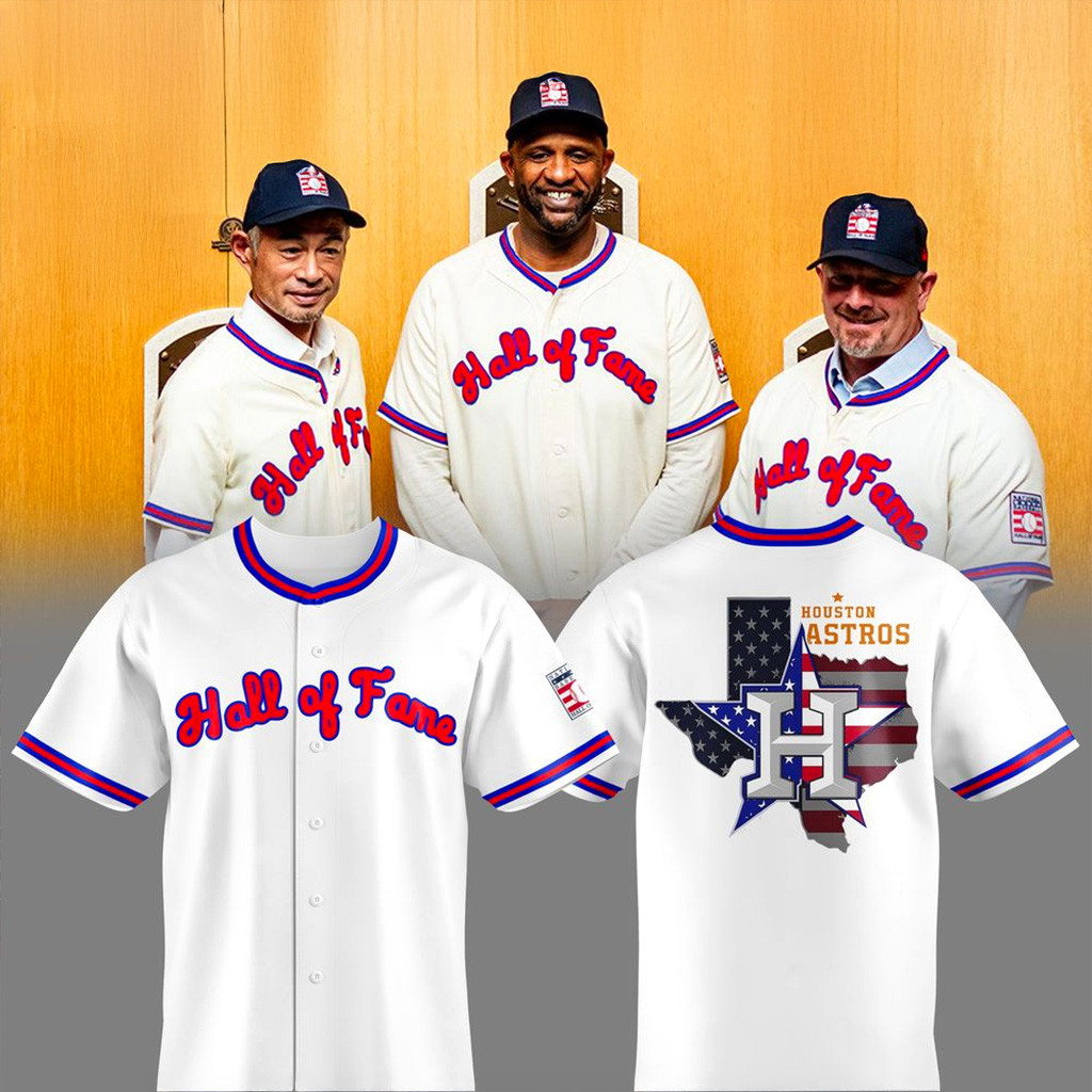 Houston Astros MLB Hall Of Fame Baseball Jersey Houston Astros Merch Gifts For Baseball Fan-1