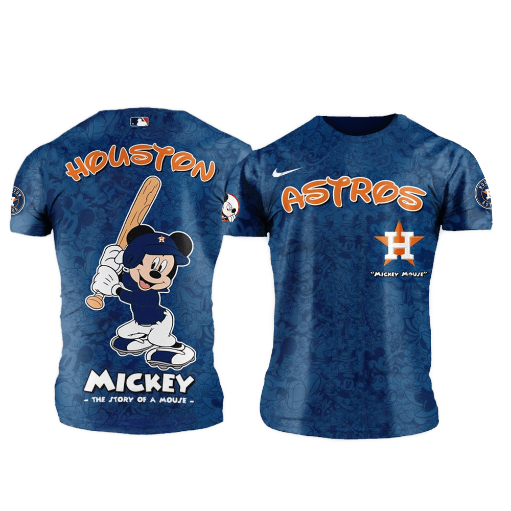 Houston Astros MLB x Mickey Night Game Shirt Houston Astros Merch Mothers Day Gift For Friends-1