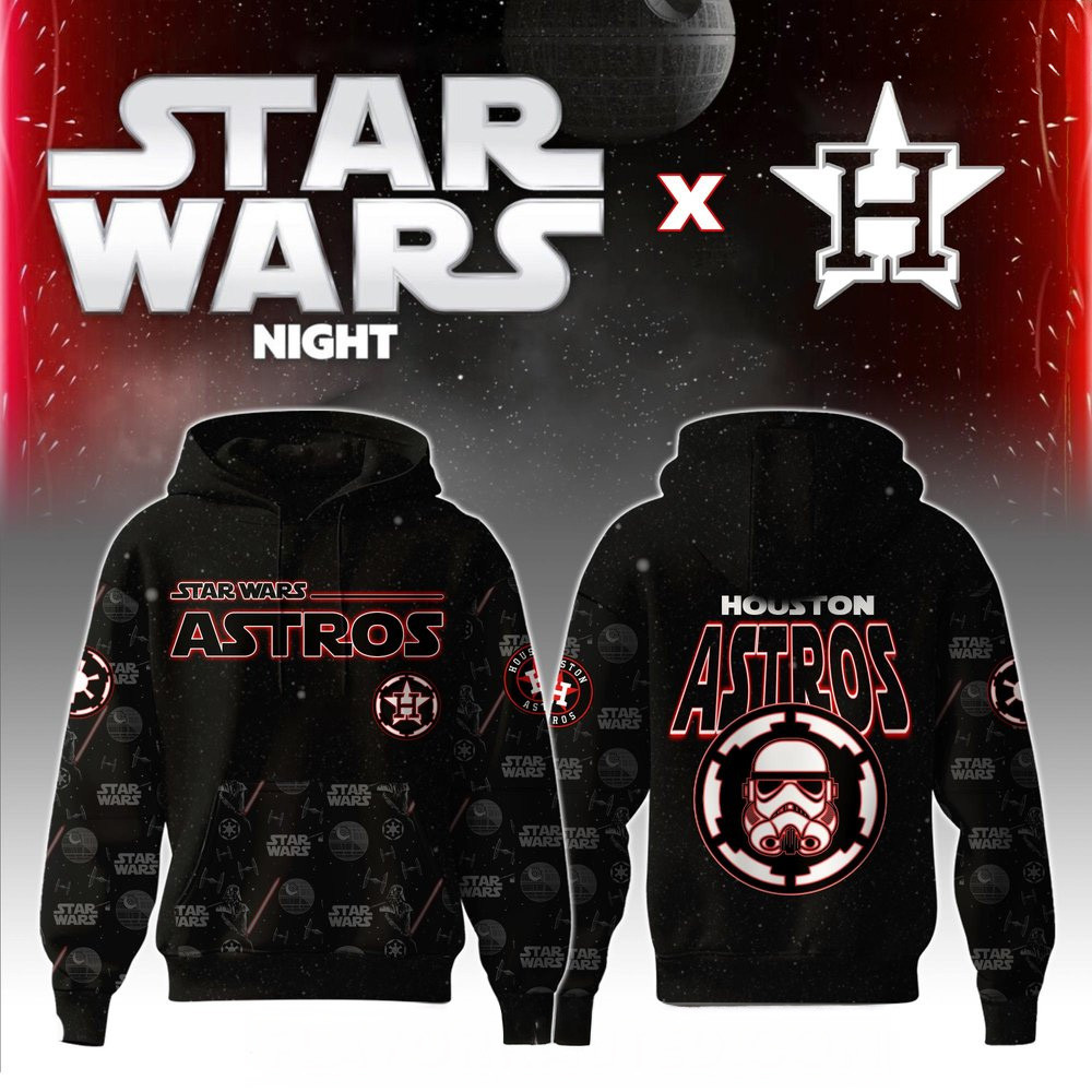 Houston Astros MLB x Star Wars Night 2025 Hoodie Houston Astros Merch Perfect Father's Day Gifts-1