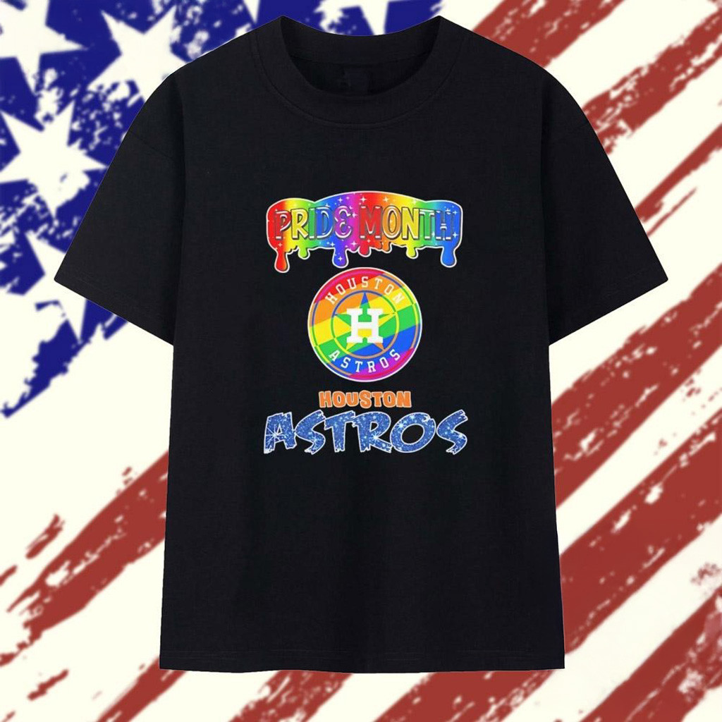 Houston Astros Pride Month LGBT T-Shirt Houston Astros Merch Gifts For Gays-1