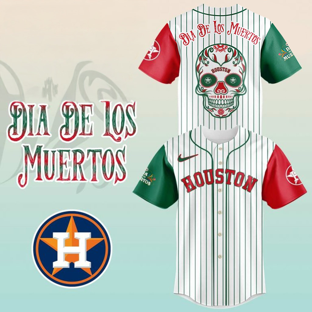 Houston Astros x Dia De Los Muertos 2025 Baseball Jersey Houston Astros Merch Fans Gift Ideas-1