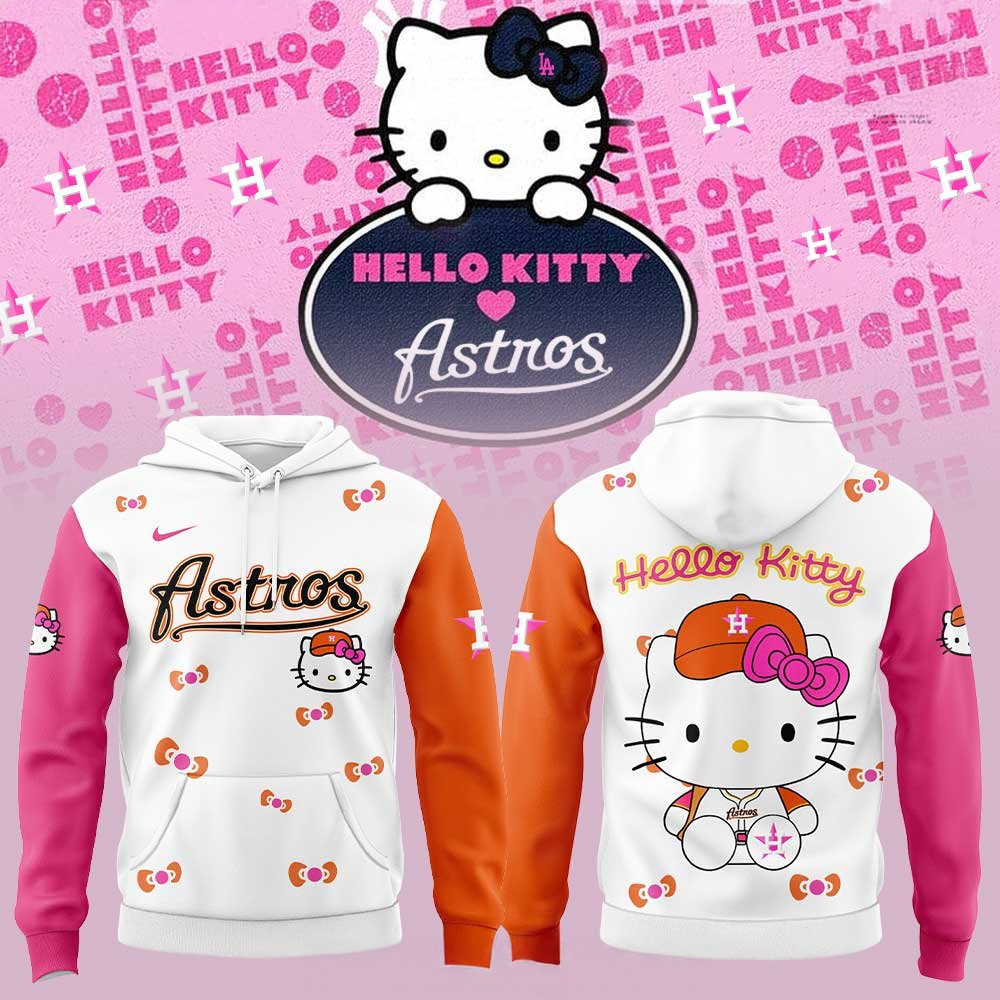 Houston Astros x Hello Kitty Night 2025 Hoodie Houston Astros Merch Online Mother Day Gifts-1