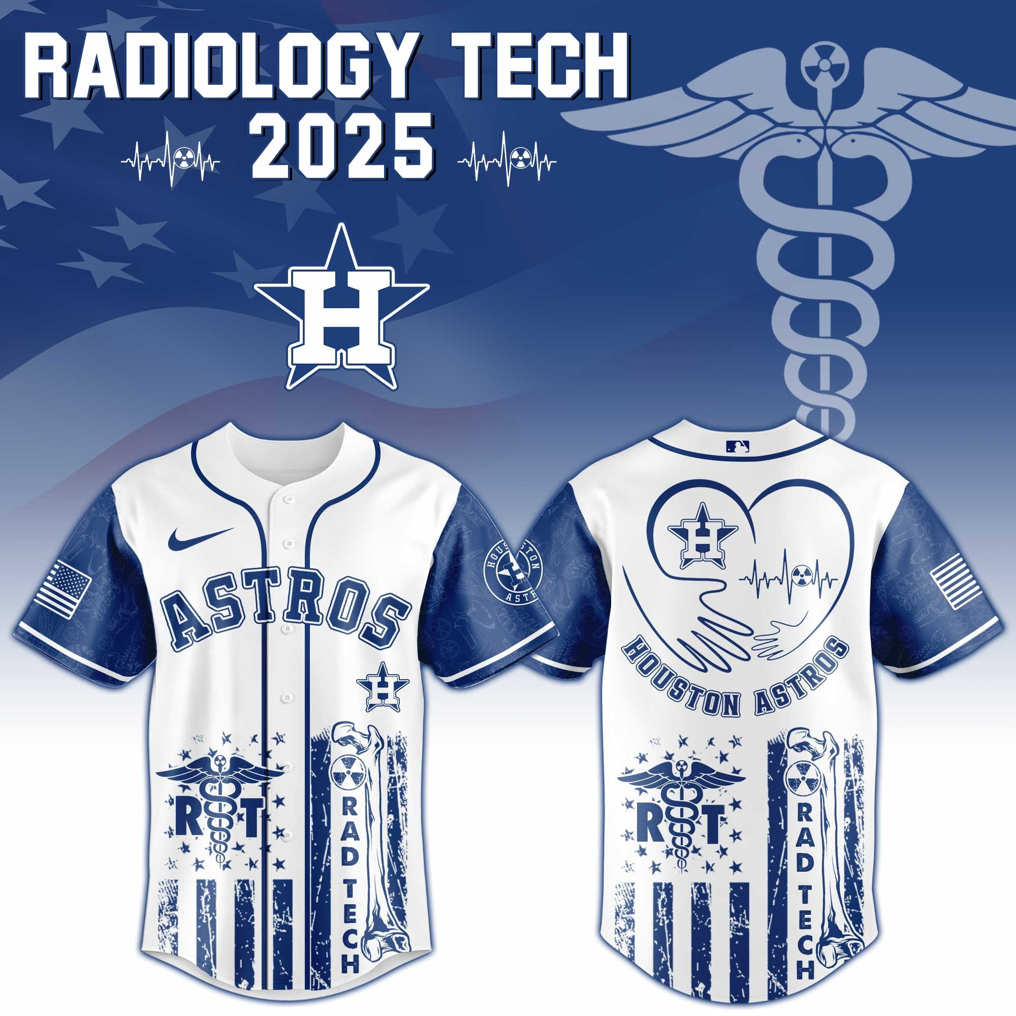 Houston Astros x Radiology Tech Night Exclusive Design Jersey Houston Astros Merch-1