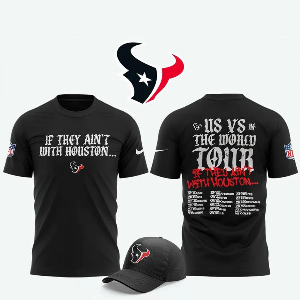 Houston Texans 2025 Schedule Release T-Shirt Houston Texans Merch Gifts For Dad-1