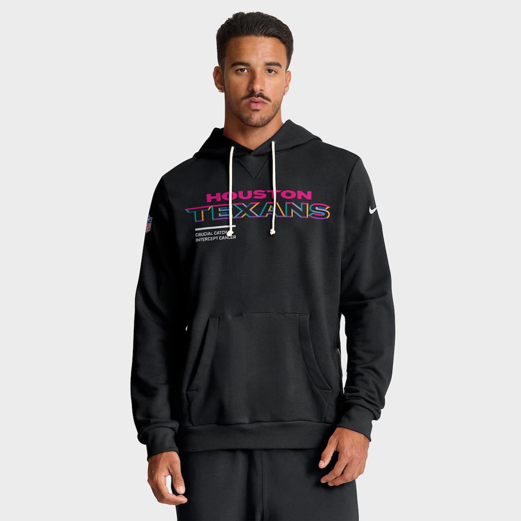 Houston Texans Crucial Catch NFL Hoodie 2025 Rainbow Texans Merch Best Gift Ideas For Him-1