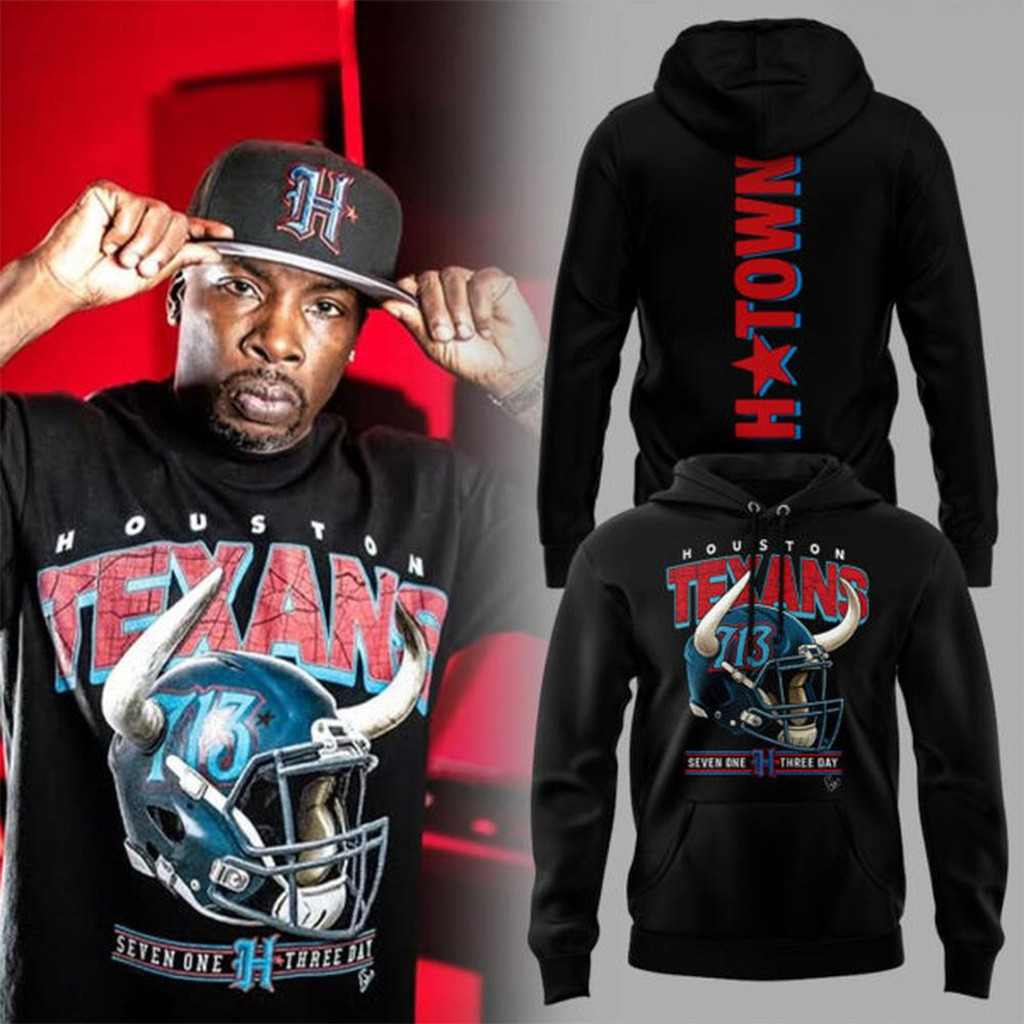 Houston Texans H Town 713 Day Lil Keke Hoodie Houston Texans Merch Gifts For Fans-1