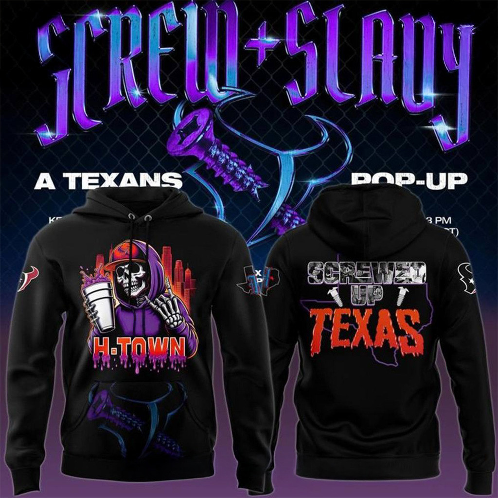 Houston Texans H Town x DJ Screw Screw Up Texas Special Hoodie Gifts For Fans-1 Houston Texans H Town x DJ Screw Screw Up Texas Special Hoodie Gifts For Fans-1